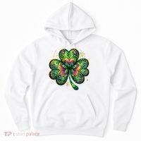 St Patricks Day Shamrock Irish Clover Hoodie thumb 0