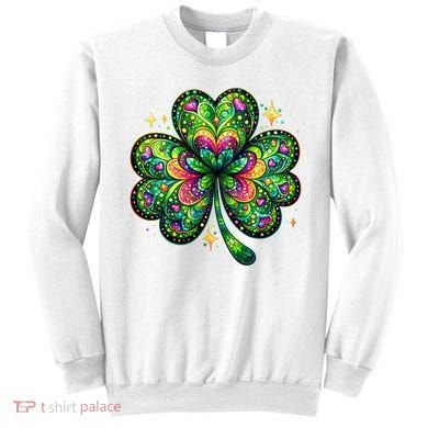 St Patricks Day Shamrock Irish Clover Sweatshirt