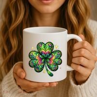 St Patricks Day Shamrock Irish Clover Coffee Mug thumb 3