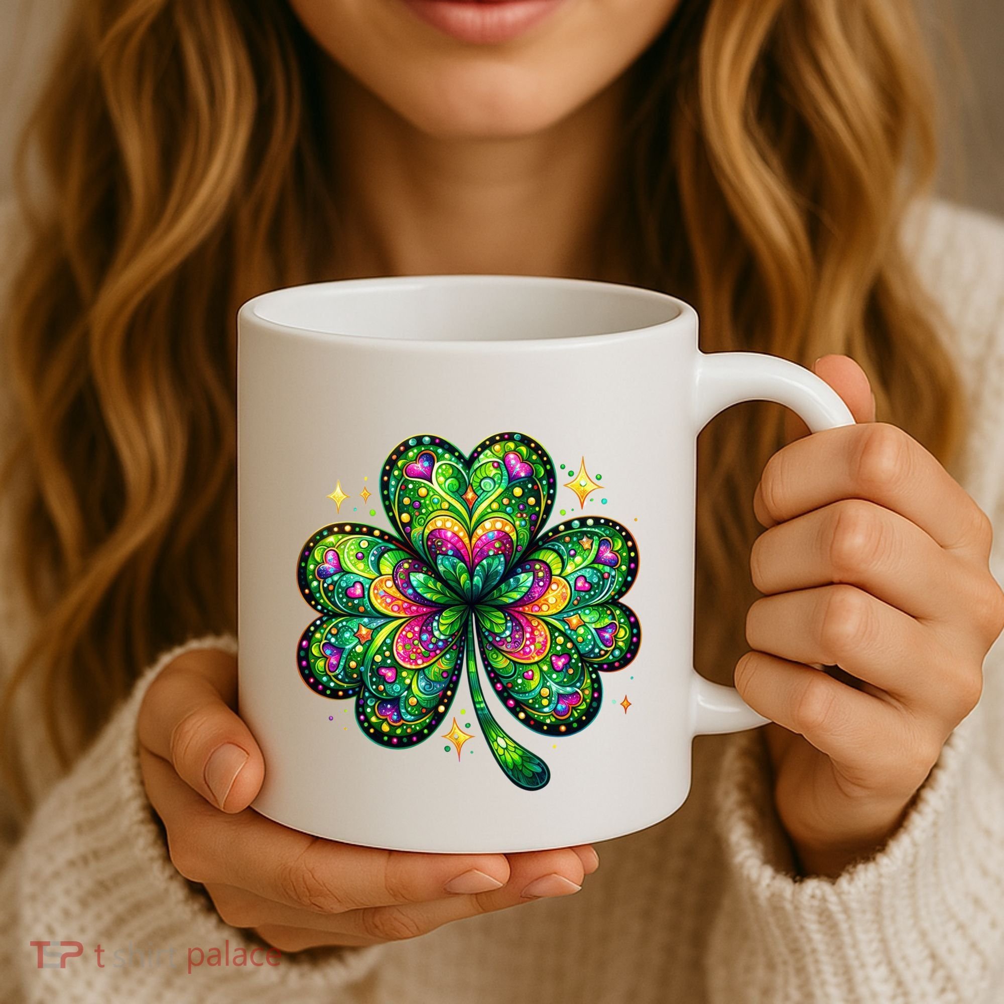 St Patricks Day Shamrock Irish Clover Coffee Mug