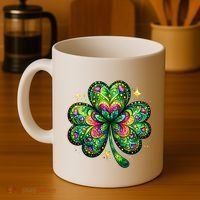 St Patricks Day Shamrock Irish Clover Coffee Mug thumb 4