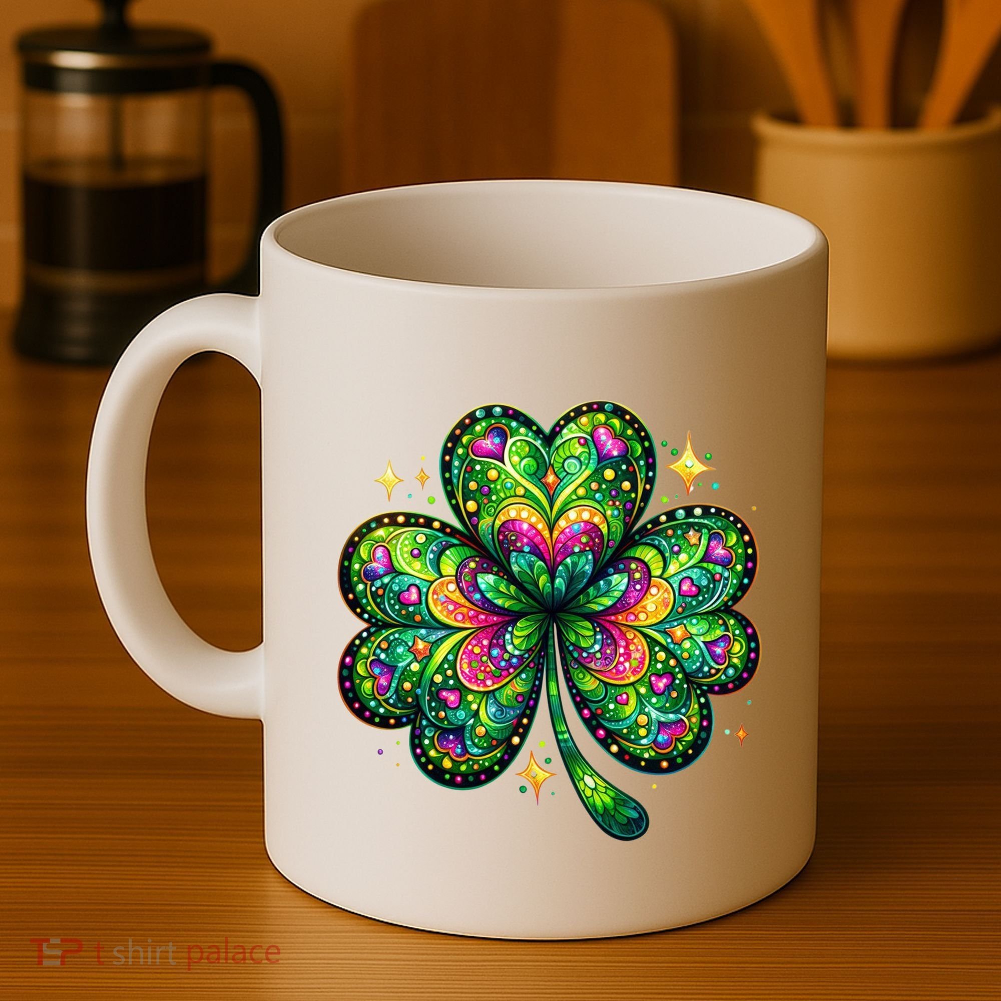 St Patricks Day Shamrock Irish Clover Coffee Mug