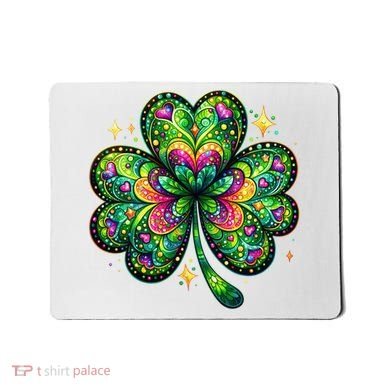 St Patricks Day Shamrock Irish Clover Mousepad