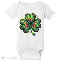 St Patricks Day Shamrock Irish Clover Baby Bodysuit thumb 0