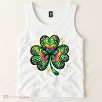 St Patricks Day Shamrock Irish Clover Tank Top thumb 2