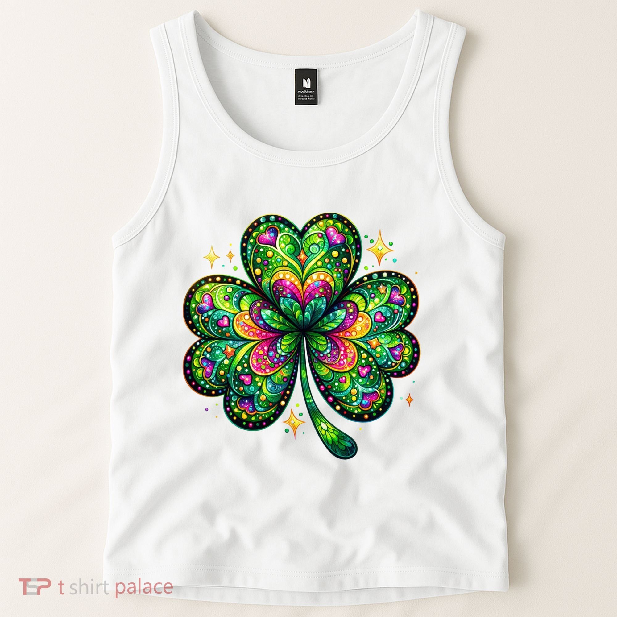 St Patricks Day Shamrock Irish Clover Tank Top