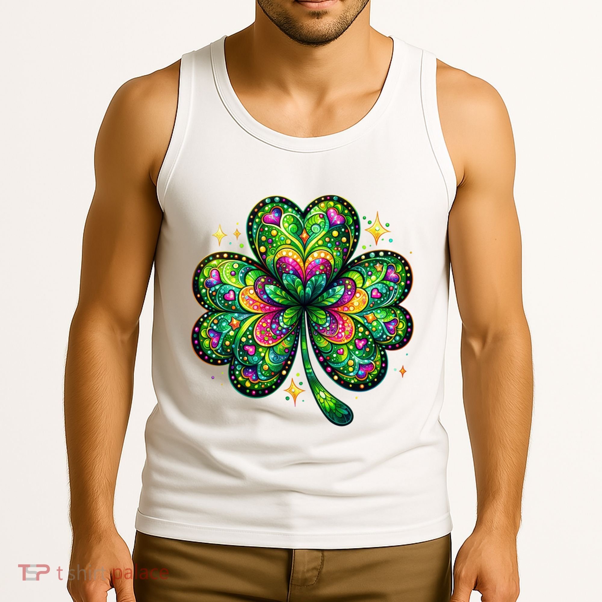 St Patricks Day Shamrock Irish Clover Tank Top