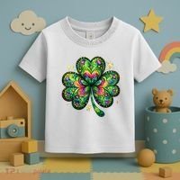 St Patricks Day Shamrock Irish Clover Toddler T-Shirt thumb 3