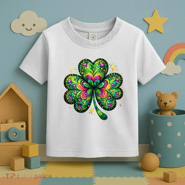 St Patricks Day Shamrock Irish Clover Toddler T-Shirt