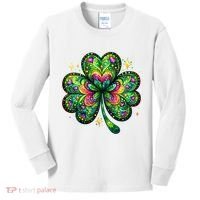 St Patricks Day Shamrock Irish Clover Kids Long Sleeve Shirt thumb 0