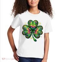 St Patricks Day Shamrock Irish Clover Kids T-Shirt thumb 2