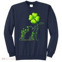 St Patricks Day Black Cat My Lucky Charm Shamrock Wo Girl Sweatshirt thumb 0