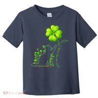 St Patricks Day Black Cat My Lucky Charm Shamrock Wo Girl Toddler T-Shirt thumb 0