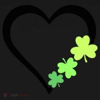St Patricks Day, Funny St Patricks Day, St Patricks Day Heart Clover Doggie Tank thumb 4
