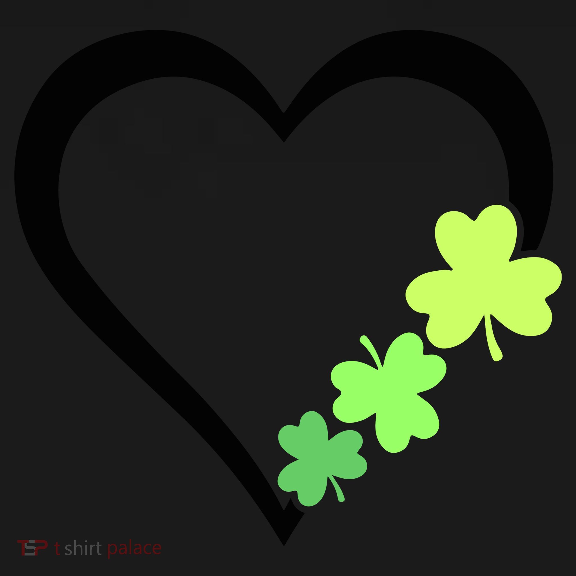 St Patricks Day, Funny St Patricks Day, St Patricks Day Heart Clover Toddler T-Shirt