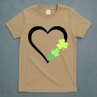 St Patricks Day, Funny St Patricks Day, St Patricks Day Heart Clover T-Shirt thumb 5