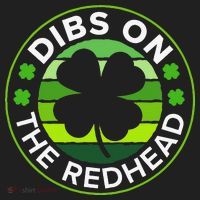 St Patricks Day Funny Irish Dibs On The Redhead Women's Sweatshirt thumb 2