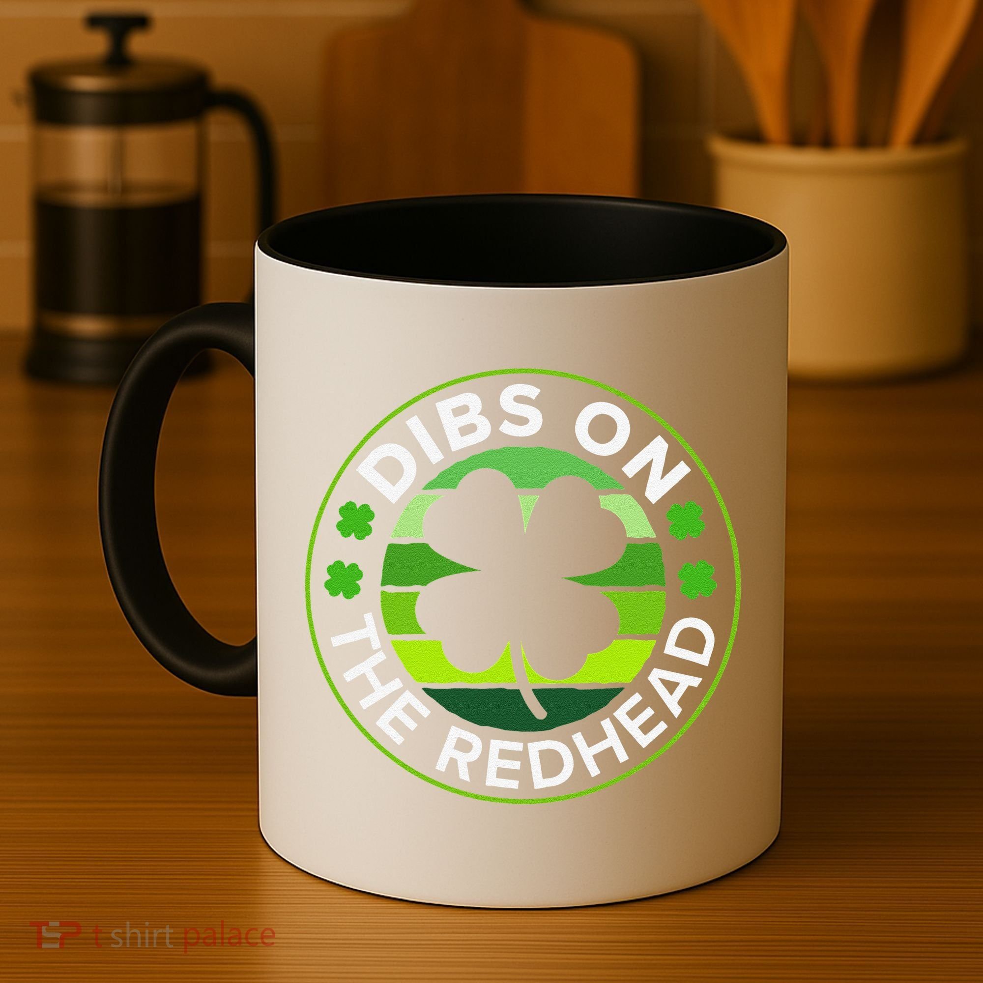 St Patricks Day Funny Irish Dibs On The Redhead Coffee Mug