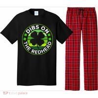 St Patricks Day Funny Irish Dibs On The Redhead Pajama Set thumb 0