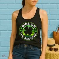 St Patricks Day Funny Irish Dibs On The Redhead Women's Tank Top thumb 2