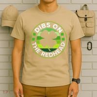 St Patricks Day Funny Irish Dibs On The Redhead T-Shirt thumb 6