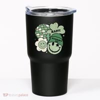 St Patricks Day Retro Smile Disco Party Tumbler thumb 0