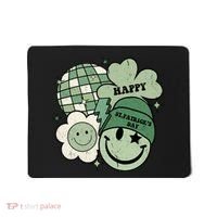 St Patricks Day Retro Smile Disco Party Mousepad thumb 0