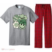 St Patricks Day Retro Smile Disco Party Pajama Set thumb 0