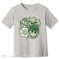 St Patricks Day Retro Smile Disco Party Toddler T-Shirt thumb 0