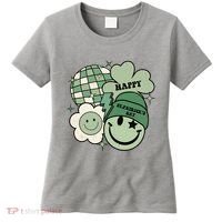 St Patricks Day Retro Smile Disco Party Women's T-Shirt thumb 0