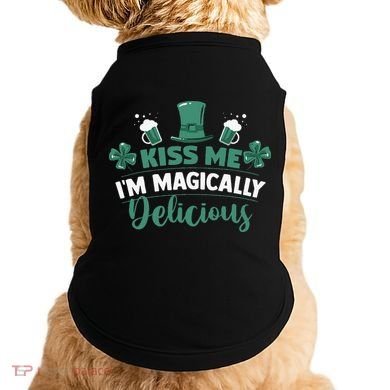 Saint Patrick's Day Shamrock Me I'm Magically Delicious Doggie Tank