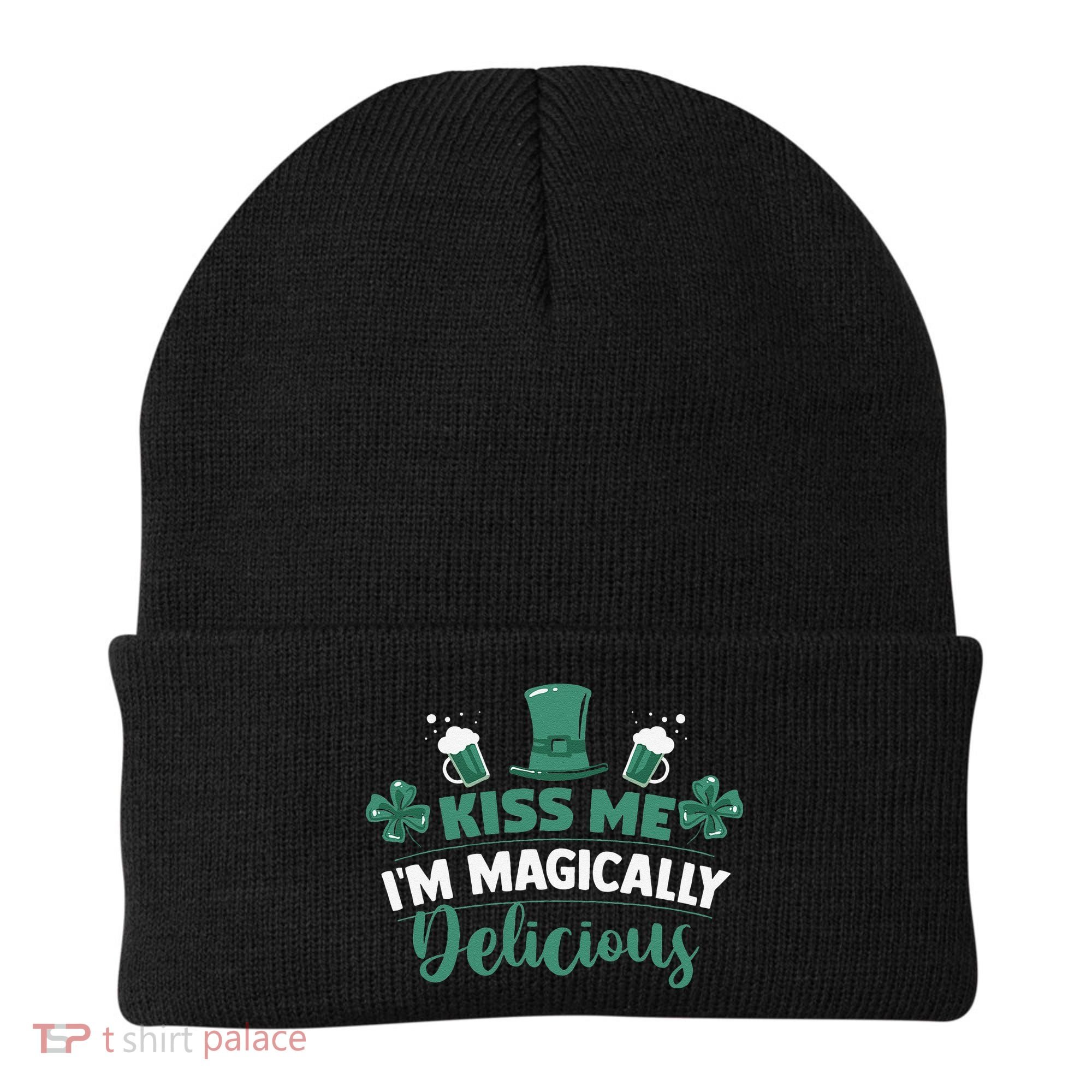 Saint Patrick's Day Shamrock Me I'm Magically Delicious Beanie
