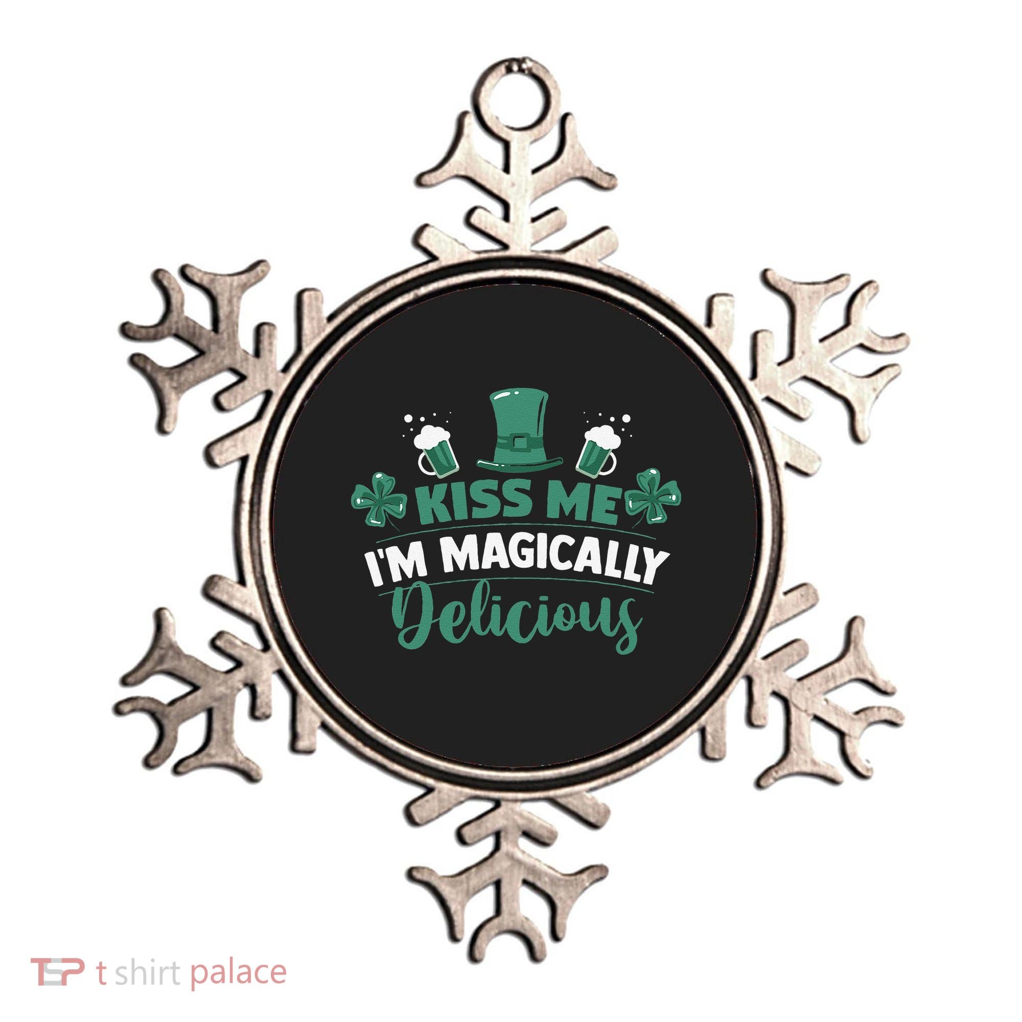 Saint Patrick's Day Shamrock Me I'm Magically Delicious Ornament