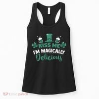 Saint Patrick's Day Shamrock Me I'm Magically Delicious Women's Tank Top thumb 0