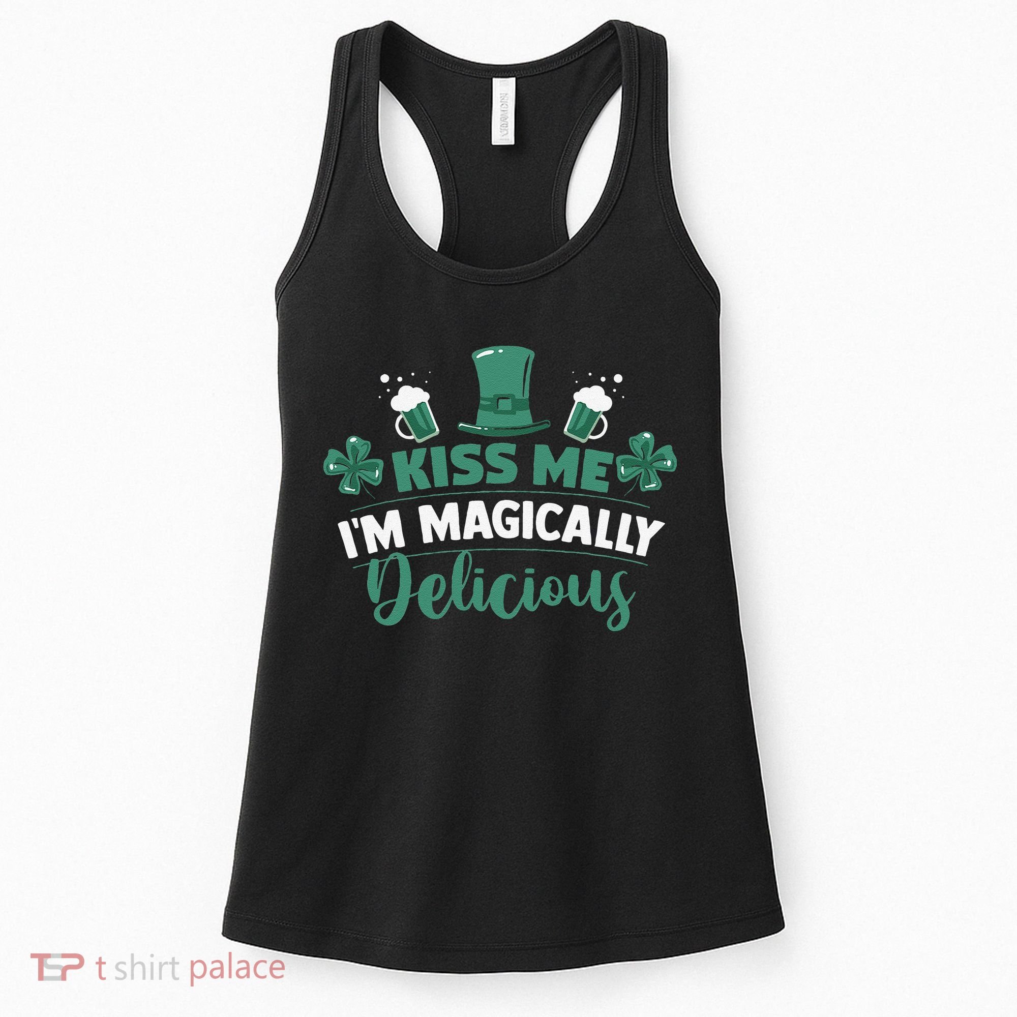 Saint Patrick's Day Shamrock Me I'm Magically Delicious Women's Tank Top