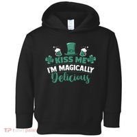Saint Patrick's Day Shamrock Me I'm Magically Delicious Toddler Hoodie thumb 0