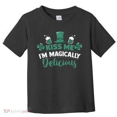 Saint Patrick's Day Shamrock Me I'm Magically Delicious Toddler T-Shirt