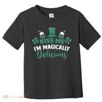 Saint Patrick's Day Shamrock Me I'm Magically Delicious Toddler T-Shirt thumb 0