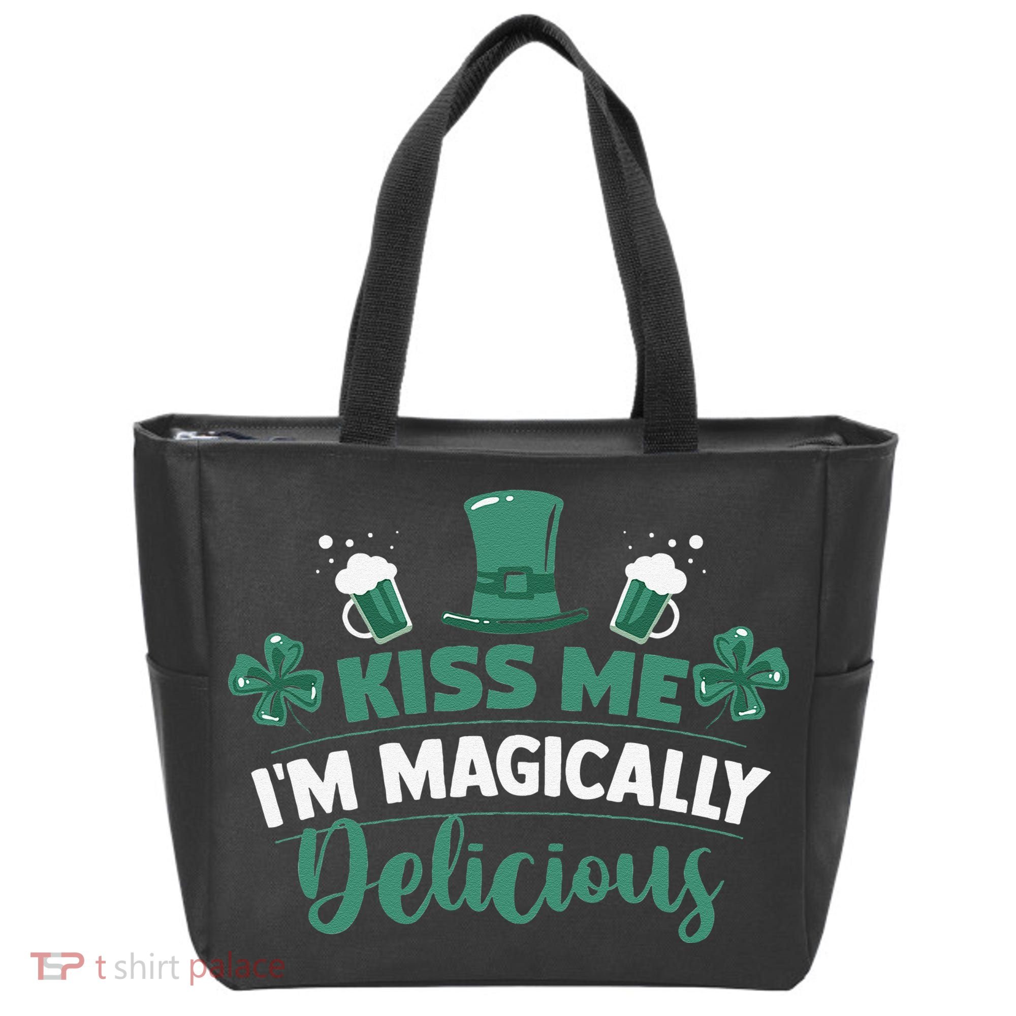 Saint Patrick's Day Shamrock Me I'm Magically Delicious Tote Bag
