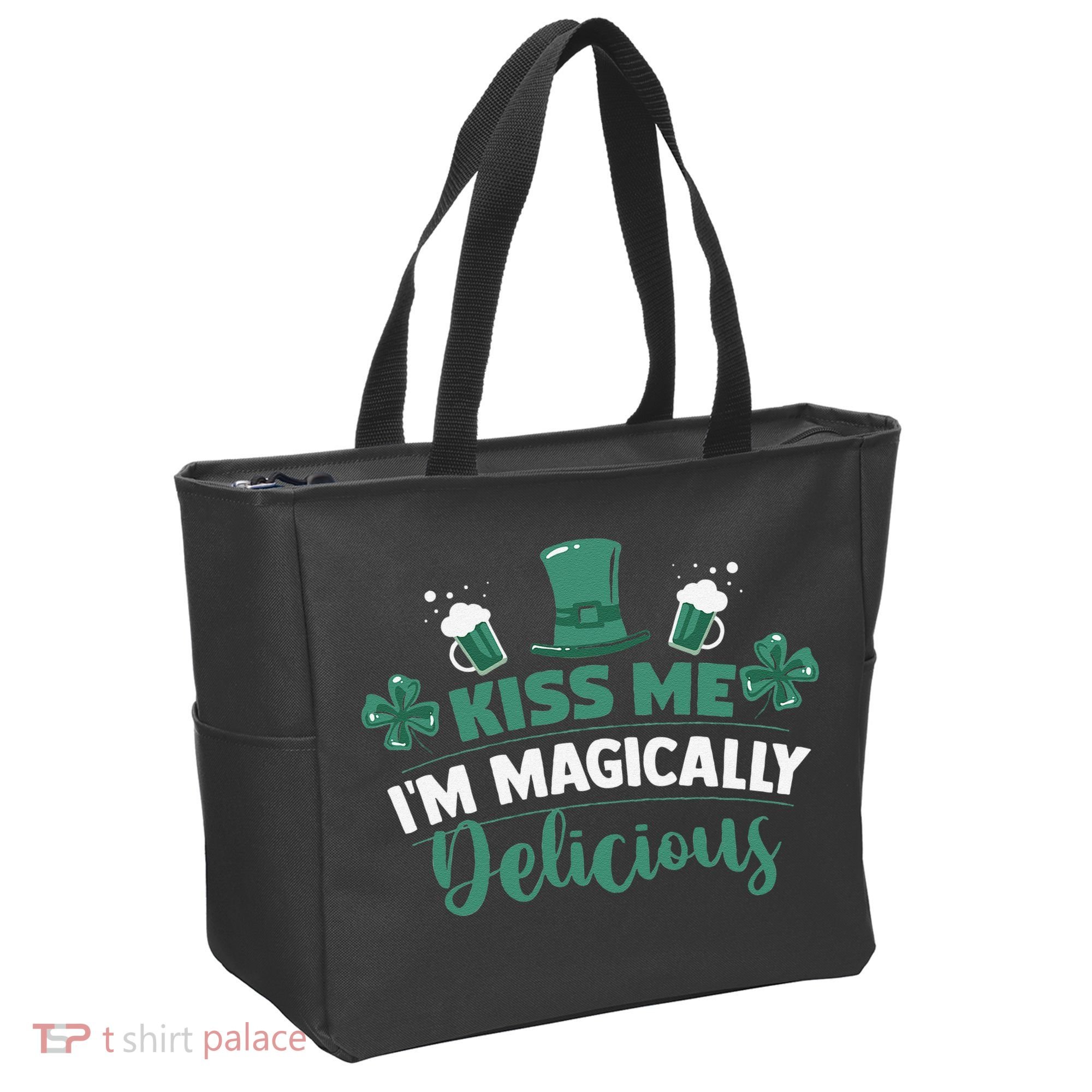 Saint Patrick's Day Shamrock Me I'm Magically Delicious Tote Bag