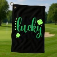 St Patricks Day, Funny St Patricks Day, St Patricks Day Lucky Mimi Golf Towel thumb 1