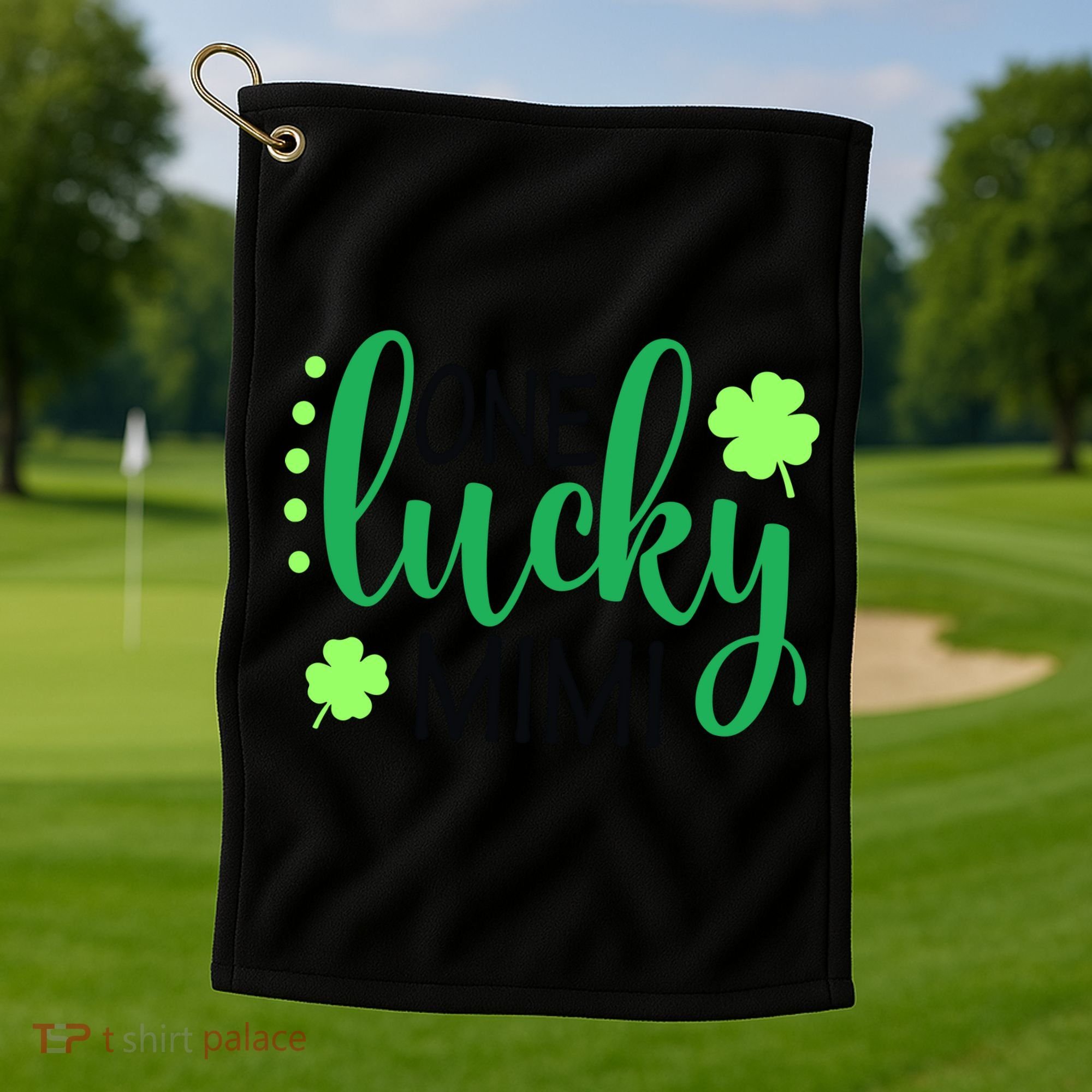 St Patricks Day, Funny St Patricks Day, St Patricks Day Lucky Mimi Golf Towel