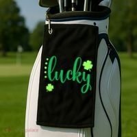 St Patricks Day, Funny St Patricks Day, St Patricks Day Lucky Mimi Golf Towel thumb 2