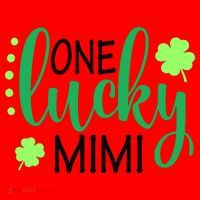 St Patricks Day, Funny St Patricks Day, St Patricks Day Lucky Mimi Santa Hat thumb 1