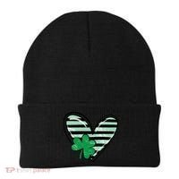St Patrick's Day Clover Heart Holiday Beanie thumb 0