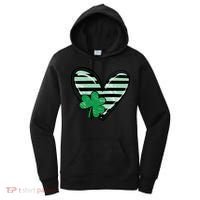 St Patrick's Day Clover Heart Holiday Women's Hoodie thumb 0