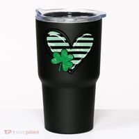 St Patrick's Day Clover Heart Holiday Tumbler thumb 0