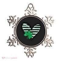 St Patrick's Day Clover Heart Holiday Ornament thumb 0