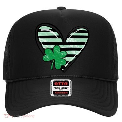 St Patrick's Day Clover Heart Holiday Hat
