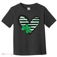 St Patrick's Day Clover Heart Holiday Toddler T-Shirt thumb 0